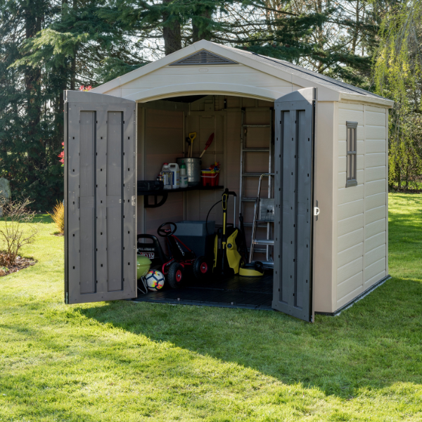 Keter Factor 8x8 Beige Shed